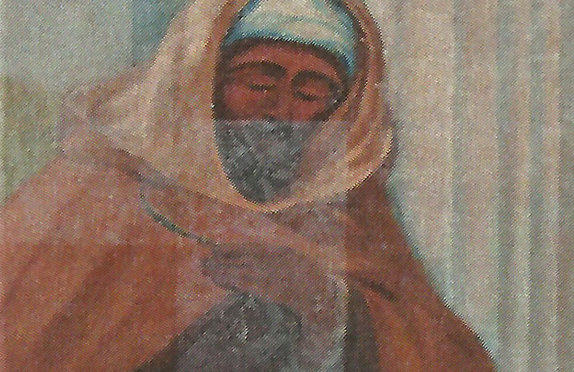 Albucasis (al-Zahrawi), detalhe do painel de Veloso Salgado