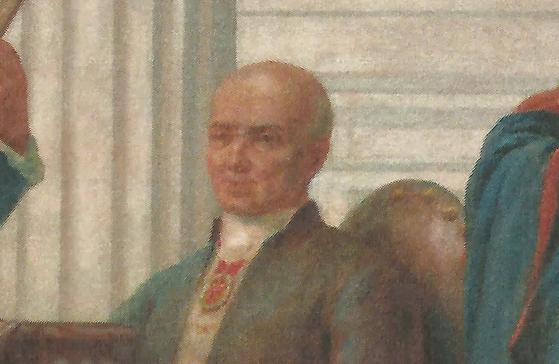 Ribeiro Sanches, detalhe do painel de Veloso Salgado