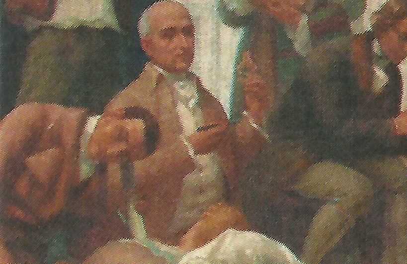 René Laennec, detalhe do painel de Veloso Salgado
